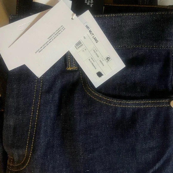 Helmut Lang Dark Indigo Straight Jeans